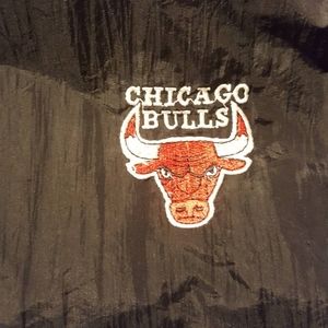 Vtg logo 7 chicago bulls nylon pants sz.xl